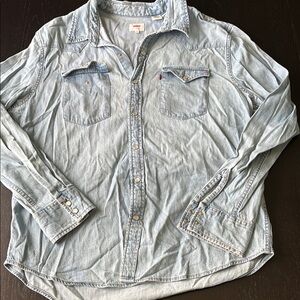 Levi's Light Blue Denim Shirt for Men